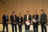 Landrat Frank Puchtler, Jörg Denninghoff MdL, Evelin Stotz AAR-SPD,Heiko Scheib, Harald Bach und Manfred Rosch MGV, v.l.